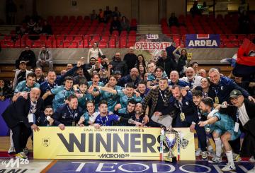 L'Ardea vince la Coppa Italia di Serie B (&copy;Divisione Calcio a 5)